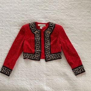 Vintage Lillie Rubin Beaded Blazer